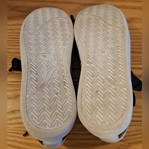 Y2K Jeffrey Campbell Pabst LF Black & Orange Casual Emo Goth Sneaker Shoe SZ 7M - Picture 6 of 8